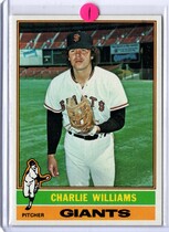 1976 Topps Base Set #332 Charlie Williams