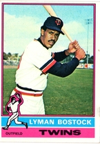 1976 Topps Base Set #263 Lyman Bostock