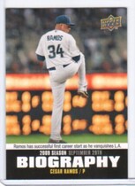 2010 Upper Deck Season Biography #SB-194 Cesear Ramos