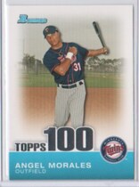 2010 Bowman Topps 100 Prospects #TP59 Angel Morales