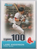 2010 Bowman Topps 100 Prospects #TP69 Lars Anderson