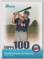 2010 Bowman Topps 100 Prospects #TP76 Christopher Parmelee