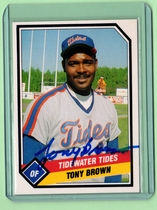 1989 CMC Tidewater Tides #27 Tony Brown