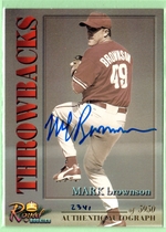 2001 Royal Rookies Autos #1 Mark Brownson