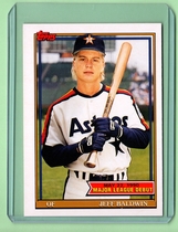 1991 Topps Debut 90 #10 Jeff Baldwin