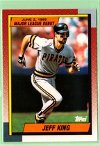 1990 Topps Debut 89 #66 Jeff King