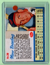 1962 Post Base Set #28 Marv Breeding