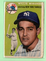 1954 Topps Base Set #56 Willie Miranda