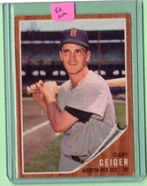 1962 Topps Base Set #117 Gary Geiger