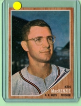 1962 Topps Base Set #421 Ken MacKenzie