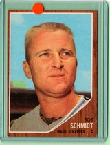 1962 Topps Base Set #262 Bob Schmidt