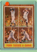 1962 Topps Base Set #315 Ford Tosses Curve