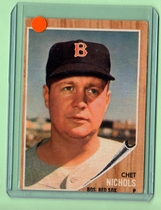 1962 Topps Base Set #403 Chet Nichols