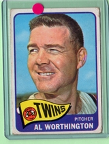 1965 Topps Base Set #216 Al Worthington