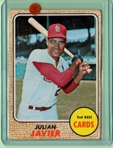 1968 Topps Base Set #25 Julian Javier