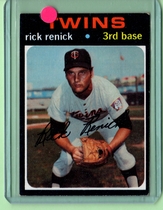 1971 Topps Base Set #694 Rick Renick