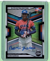 2023 Panini Elite Extra Edition Signatures #174 Roni Garcia