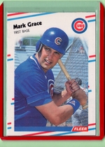 1988 Fleer Update #77 Mark Grace