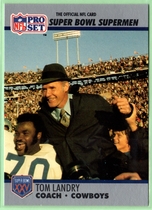 1990 Pro Set Super Bowl 160 #27 Tom Landry