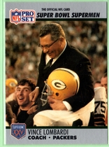 1990 Pro Set Super Bowl 160 #28 Vince Lombardi