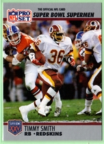 1990 Pro Set Super Bowl 160 #43 Timmy Smith