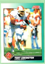 1991 Score Supplemental #34T Tony Covington