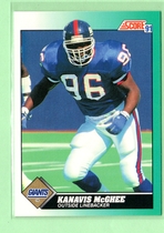 1991 Score Supplemental #43T Kanavis McGhee