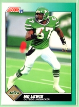 1991 Score Supplemental #63T Mo Lewis