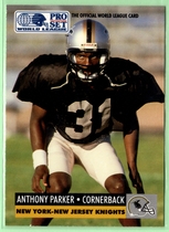 1991 Pro Set WLAF 150 #103 Anthony Parker