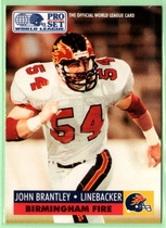 1991 Pro Set WLAF 150 #46 John Brantley