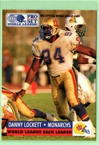 1991 Pro Set WLAF 150 #29 Danny Lockett