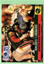 1991 Pro Set WLAF 150 #36 Ron Goetz