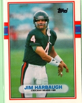 1989 Topps Traded #91 Jim Harbaugh