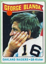 1975 Topps Base Set #8 George Blanda