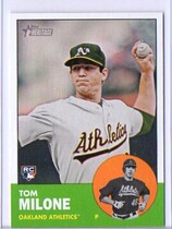 2012 Topps Heritage #374 Tom Milone