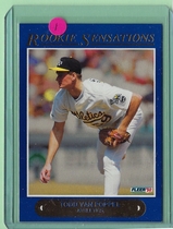 1992 Fleer Rookie Sensations #2 Todd Van Poppel