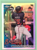 2010 Topps Chrome Refractors #197 Brandon Hicks