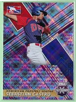 2019 Panini Elite Extra Edition Aspirations Purple #213 Sebastian Castro