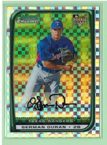 2008 Bowman Chrome X-Fractors #200 German Duran