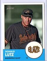 2012 Topps Heritage Minors #71 Donald Lutz