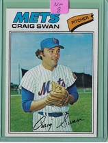 1977 Topps Base Set #94 Craig Swan