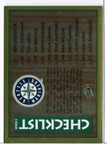 1994 Score Gold Rush #328 Mariners Checklist