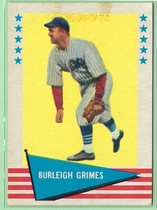 1961 Fleer Base Set #37 Burleigh Grimes
