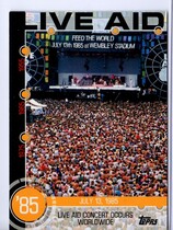 2015 Topps Baseball History #14A Live Aid Concert