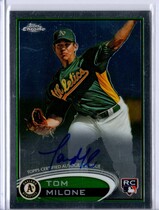 2012 Topps Chrome Rookie Autographs #169 Tom Milone