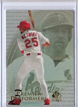 2000 SP Authentic Premier Performers #1 Mark McGwire