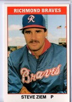 1987 TCMA Richmond Braves #9 Steve Ziem