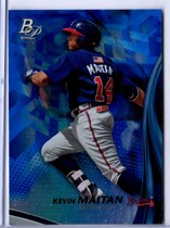 2017 Bowman Platinum Top Prospects Royal Blue #TP-KM Kevin Maitan