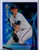 2017 Bowman Platinum Top Prospects Royal Blue #TP-PW Patrick Weigel