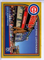 2018 Topps Big League Gold #357 Ernie Banks Statue